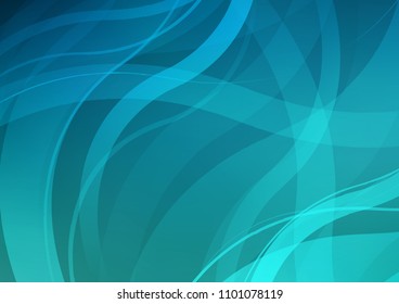 Light BLUE vector template with liquid shapes. A completely new color illustration in marble style. The elegant pattern for brand book.