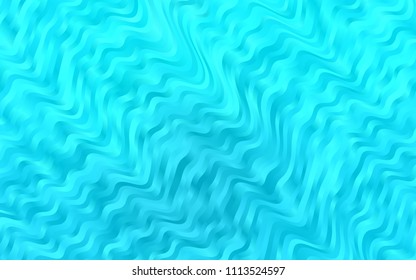 Light BLUE vector template with liquid shapes. Shining illustration, which consist of blurred lines, circles. A completely new marble design for your business.