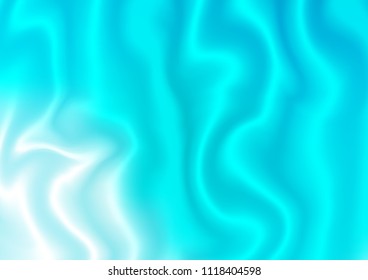 Light BLUE vector template with liquid shapes. illustration in abstract marble style with gradient. A new texture for your  ad, booklets, leaflets.