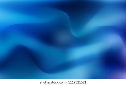 Light BLUE vector template with liquid shapes. Blurred geometric sample with gradient bubbles.  The template for cell phone backgrounds.