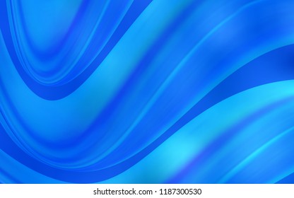Light BLUE vector template with liquid shapes. Geometric illustration in marble style with gradient.  The template for cell phone backgrounds.