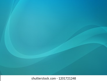 Light BLUE vector template with liquid shapes. Colorful illustration in abstract marble style with gradient. A completely new template for your business design.