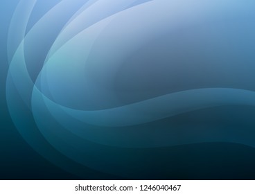 Light BLUE vector template with liquid shapes. Brand new colored illustration in marble style with gradient. A completely new template for your business design.