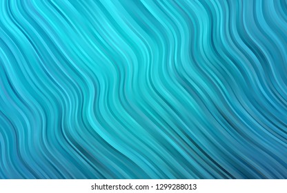 Light BLUE vector template with liquid shapes. A completely new color illustration in marble style. A completely new marble design for your business.
