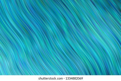 Light BLUE vector template with liquid shapes. Creative geometric illustration in marble style with gradient. A completely new template for your business design.