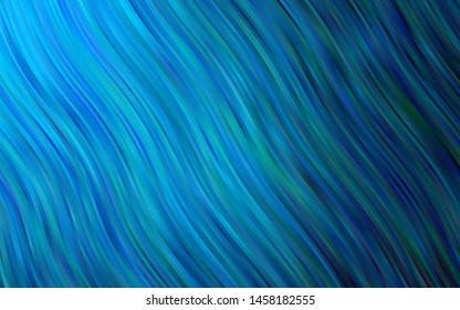 Light BLUE vector template with liquid shapes. Blurred geometric sample with gradient bubbles.  The elegant pattern for brand book.