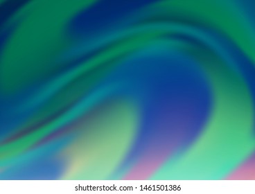 Light BLUE vector template with liquid shapes. Colorful illustration in abstract marble style with gradient. Textured wave pattern for backgrounds.