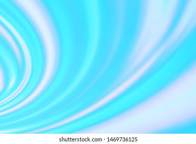 Light BLUE vector template with liquid shapes. Shining crooked illustration in marble style. A new texture for your  ad, booklets, leaflets.
