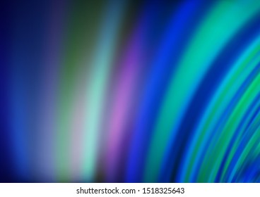 Light BLUE vector template with liquid shapes. Creative illustration in halftone marble style with gradient. The best blurred design for your business.