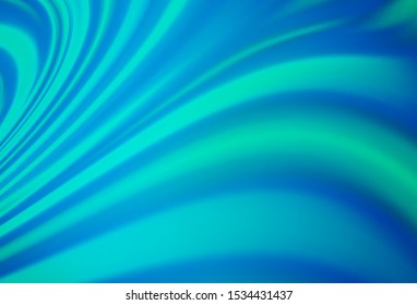 Light BLUE vector template with liquid shapes. Creative geometric illustration in marble style with gradient. Pattern for your business design.