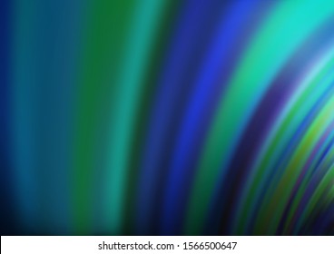 Light BLUE vector template with liquid shapes. A completely new color illustration in marble style. Pattern for your business design.