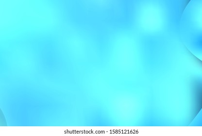 Light BLUE vector template with liquid shapes. Glitter abstract illustration with wry lines. New composition for your brand book.
