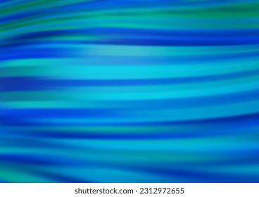 Light BLUE vector template with liquid shapes. Shining illustration, which consist of blurred lines, circles. A completely new template for your business design.