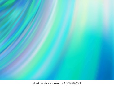 Light BLUE vector template with liquid shapes. An elegant bright illustration with gradient. Brand new design for your ads, poster, banner.