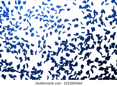 Light BLUE vector template with memphis shapes. Illustration with colorful gradient shapes in abstract style. Elegant design for wallpapers.