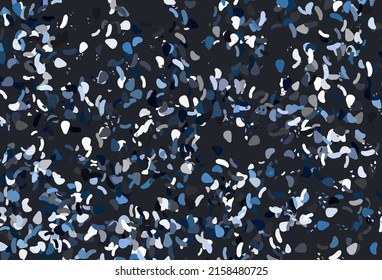 Light blue vector template with memphis shapes. Illustration with colorful gradient shapes in abstract style. Simple design for your web site.