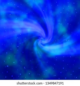 Light BLUE vector template with neon stars. Shining colorful illustration with small and big stars. Design for your business promotion.