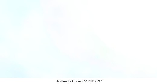 Light BLUE vector template with neon stars. Decorative illustration with stars on abstract template. Theme for cell phones.