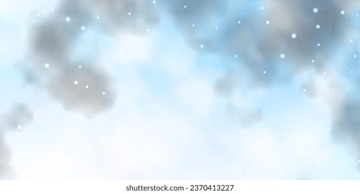 Light BLUE vector template with neon stars. Shining colorful illustration with small and big stars. Best design for your ad, poster, banner.