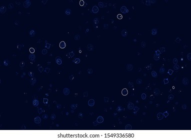 Light BLUE vector template with organic meal. Decorative illustration with food on abstract template. Pattern for ads of breakfast, lunch, dinner.