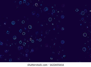 Light BLUE vector template with organic meal. Decorative illustration with food on abstract template. Design for ad, poster, banner of cafes or restaurants.