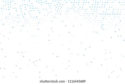 Light BLUE vector  template with radial circles. Beautiful colored illustration with blurred circles in nature style. Pattern can be used as texture of water, rain drops.