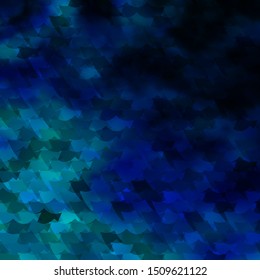 Light BLUE vector template with rectangles. Modern design with rectangles in abstract style. Best design for your ad, poster, banner.