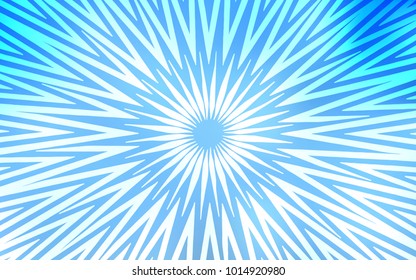 Light BLUE vector template with repeated sticks. Blurred decorative design in simple style with lines. Smart design for your business advert.