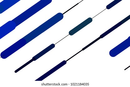 Light BLUE vector template with repeated sticks. Capsules on blurred abstract background with gradient. The pattern can be used as ads, poster, banner for medicine.