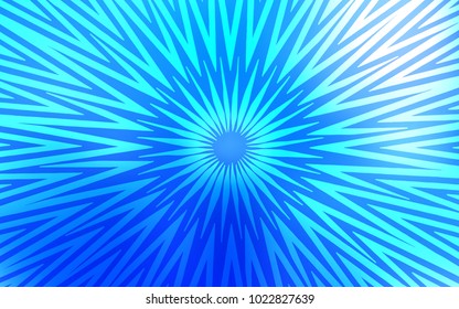 Light BLUE vector template with repeated sticks. Modern geometrical abstract illustration with staves. Template for your beautiful backgrounds.