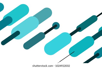Light BLUE vector template with repeated sticks. Blurred decorative design in simple style with lines. The pattern can be used for websites.