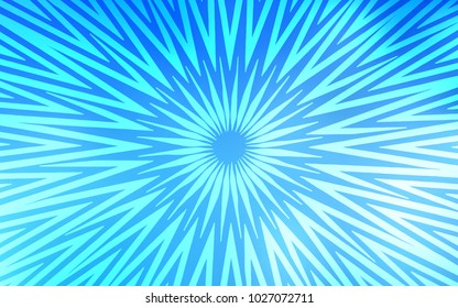 Light BLUE vector template with repeated sticks. Decorative shining illustration with lines on abstract template. Best design for your ad, poster, banner.