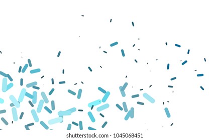 Light BLUE vector template with repeated sticks. Blurred decorative design in simple style with lines. Smart design for your business advert.