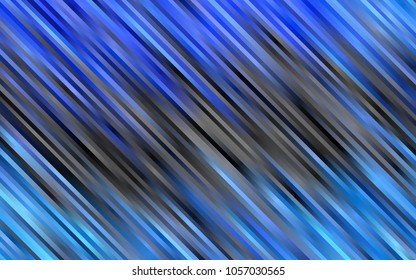 Light BLUE vector template with repeated sticks. Lines on blurred abstract background with gradient. Best design for your ad, poster, banner.