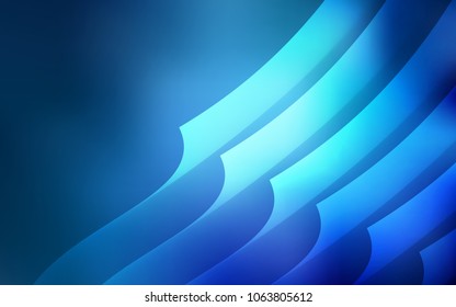 Light BLUE vector template with repeated sticks. Glitter abstract illustration with colored sticks. The pattern for ad, booklets, leaflets.