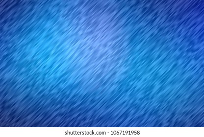 Light BLUE vector template with repeated sticks. Modern geometrical abstract illustration with staves. The pattern can be used for busines ad, booklets, leaflets