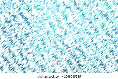 Light BLUE vector template with repeated sticks. Modern geometrical abstract illustration with staves. The template can be used as a background.