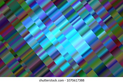 Light BLUE vector template with repeated sticks. Blurred decorative design in simple style with lines. Smart design for your business advert.