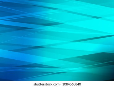 Light BLUE vector template with repeated sticks. Modern geometrical abstract illustration with staves. The pattern can be used as ads, poster, banner for commercial.