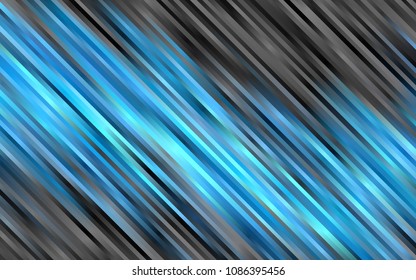 Light BLUE vector template with repeated sticks. Lines on blurred abstract background with gradient. The pattern can be used as ads, poster, banner for commercial.