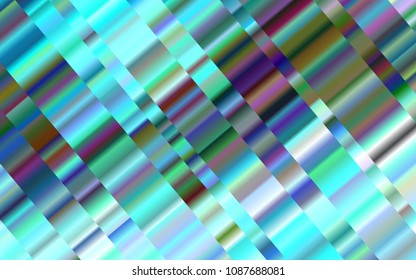 Light BLUE vector template with repeated sticks. Blurred decorative design in simple style with lines. The pattern can be used for busines ad, booklets, leaflets