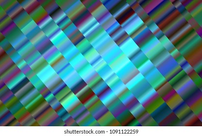 Light BLUE vector template with repeated sticks. Lines on blurred abstract background with gradient. The pattern can be used for websites.