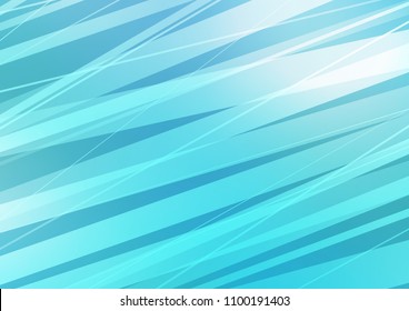 Light BLUE vector template with repeated sticks. Lines on blurred abstract background with gradient. Smart design for your business advert.