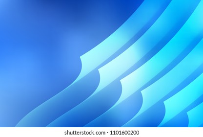 Light BLUE vector template with repeated sticks. Lines on blurred abstract background with gradient. Best design for your ad, poster, banner.