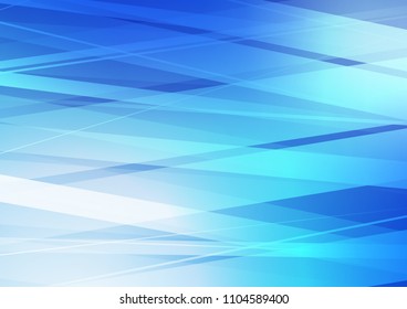 Light BLUE vector template with repeated sticks. Glitter abstract illustration with colored sticks. The pattern can be used as ads, poster, banner for commercial.