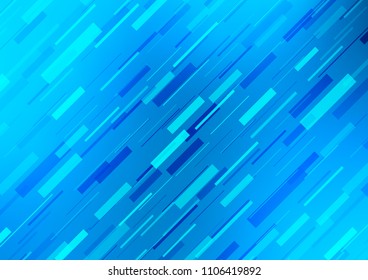 Light BLUE vector template with repeated sticks. Blurred decorative design in simple style with lines. The pattern can be used for websites.