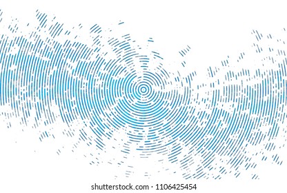 Light BLUE vector template with repeated sticks. Shining colored illustration with narrow lines. Best design for your ad, poster, banner.