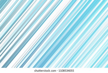 Light BLUE vector template with repeated sticks. Blurred decorative design in simple style with lines. Smart design for your business advert.
