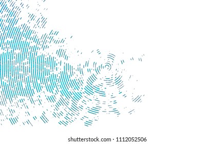 Light BLUE vector template with repeated sticks. Modern geometrical abstract illustration with staves. Smart design for your business advert.