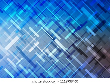 Light BLUE vector template with repeated sticks. Blurred decorative design in simple style with lines. The pattern can be used as ads, poster, banner for commercial.